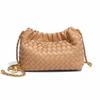 Retro Fashion Single-shoulder Crossbody Bag with Pleated Cloud-patterned Chain Strap