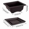 Bonsai Pots Bonsai Accessories Rectangle Plant Pots for Plants Outdoor Garden Pot Flowerpots for Succulents Tray Garden Supplies
