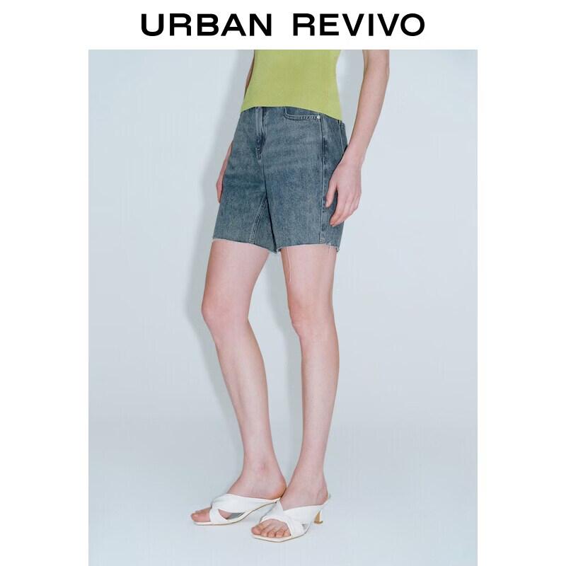 UR Women s Retro Washed Cotton Casual Denim Shorts 30