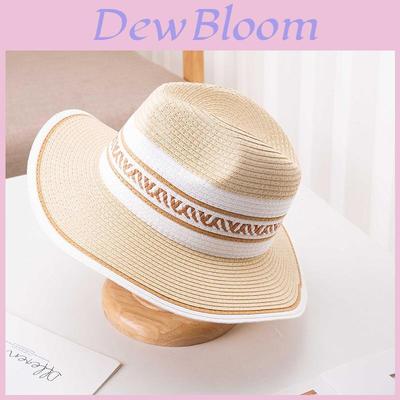 Summer Mens Weave Wide Brim Sun Hat With Foldable Design For Beach And Travel