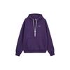 Solid Color Pullover Loose Hoodie Long Sleeve Sweatshirt Men Tops Deep-Purple CD6393-525
