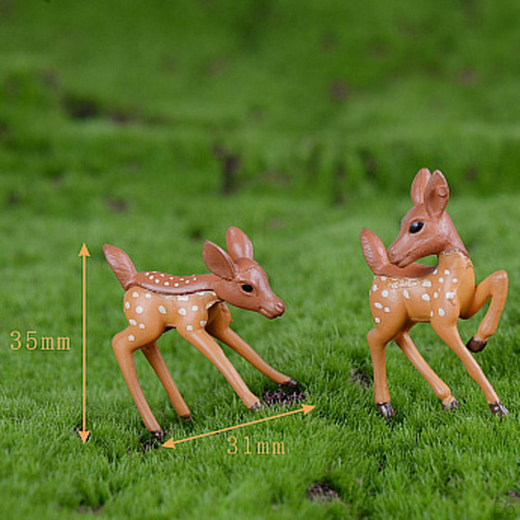 Couple Garden Ornament Miniature Flower Figurine Terrarium Bonsai