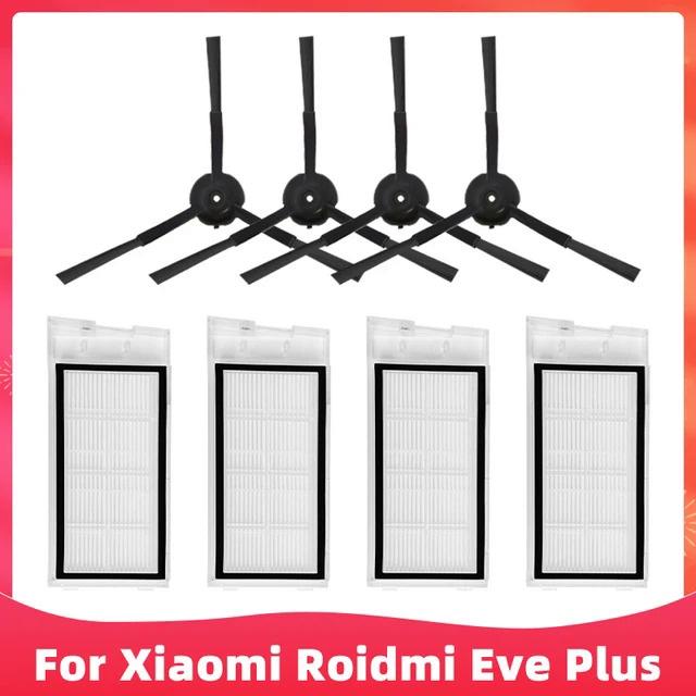 För Roidmi EVE Plus SDJ01RM Robotdammsugare Tillbehör Rullande Huvudborste Sidoborste Filter Mopp Dammbehållare Reservdelar