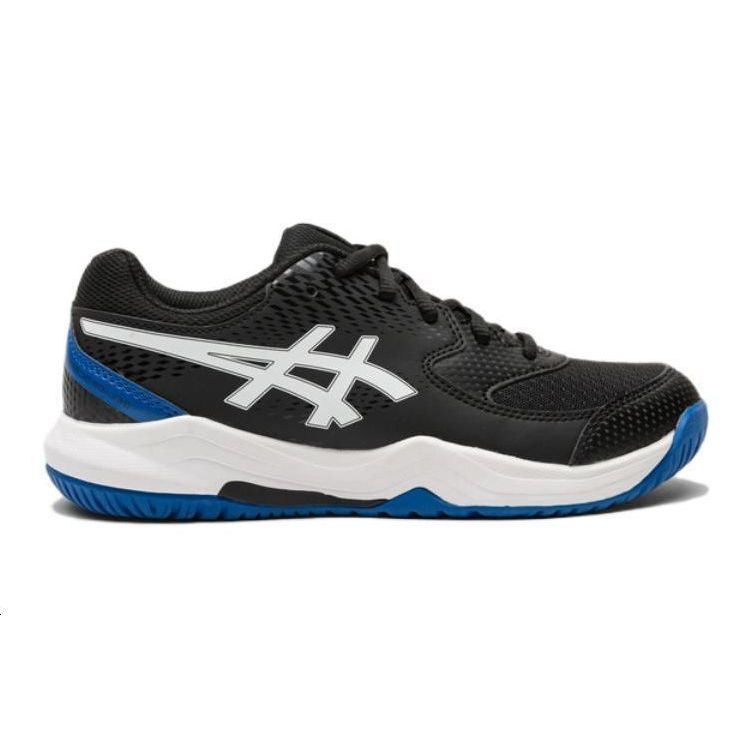 ASICS Gel Dedicate 8 GS Black Tuna Blue Kids Sneakers 1044A077-002