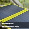 Multifunktionales 40W faltbares Solarpanel mit doppeltem USB- und Port-ETFE-Materialbeschichtung für alle Wetterbedingungen