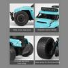 1/20 Off Road Racing Car High Speed USB Charging Crasroof 2.4G RC Crawler with LED Light for Boys Girls
