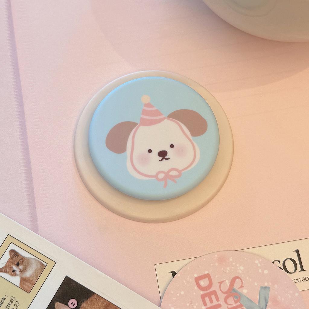 Niche Cartoon for Magsafe Magnetic Holder Film Small Animal Mobile Phone Airbag Holder Retractable and Portable