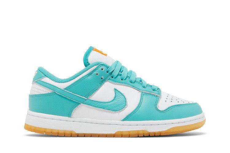 Women's Sneakers Nike Dunk Low Teal Zeal (Women's) White/Washed Teal/Kumquat