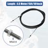 Motoforti 6-19ft 1.8M-5.8M Marine Throttle Shift Remote Control Box Cable for Outboard Engine Boat Motor Steering System