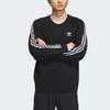 Adidas Originals Knitted Sports Casual Crew Neck Pullover Long Sleeve Sweatshirt Unisex Sweatshirt Black IX7817