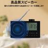 WOVTE Portable Radio, Small FM/AM/SW, USB-C Rechargeable, LCD Screen, Clock/Preset Function