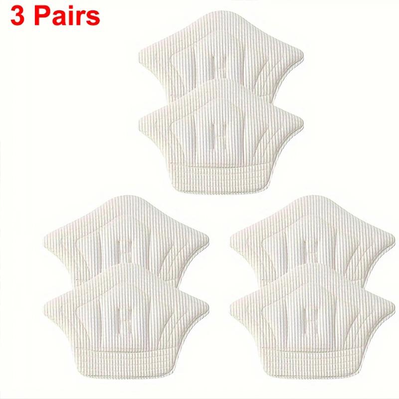 Adjustable Size Antiwear Feet Pad Cushion Insert Insole 3pairs Insoles Patch Heel Pads for Sport Shoes Back Sticker