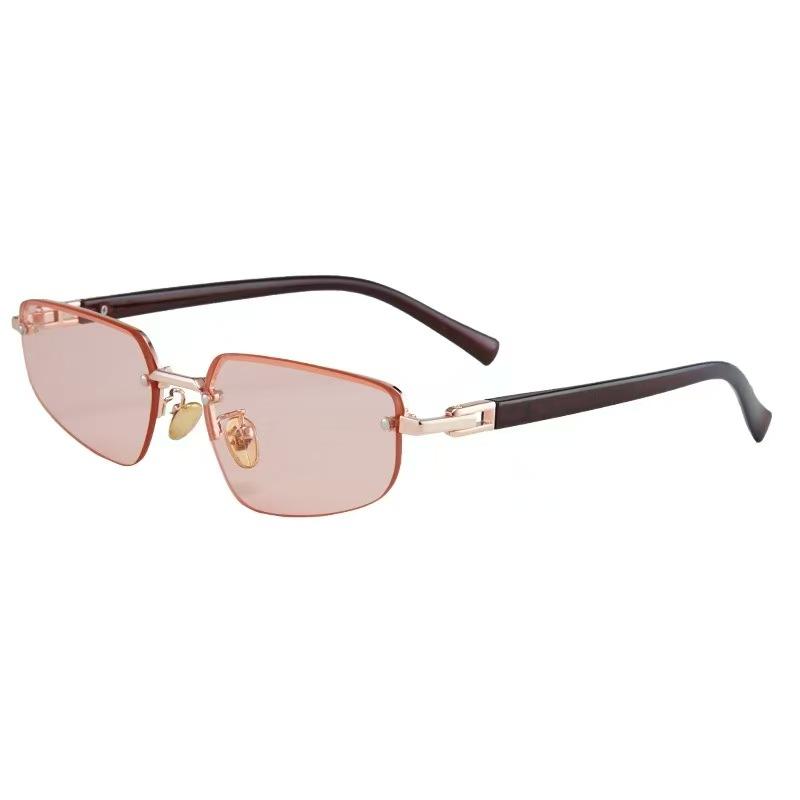 Stylish Trendy Sun Glasses For Women Semi-rimless UV 400 Protection Protection For Ladies' Sun Glasses Outdoor Use Activity For Men Sun Glass