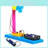 Simulated Infrared Remote Control Fan Model Assembly Set Children Puzzle Toy For Kids Learning And Stem Development