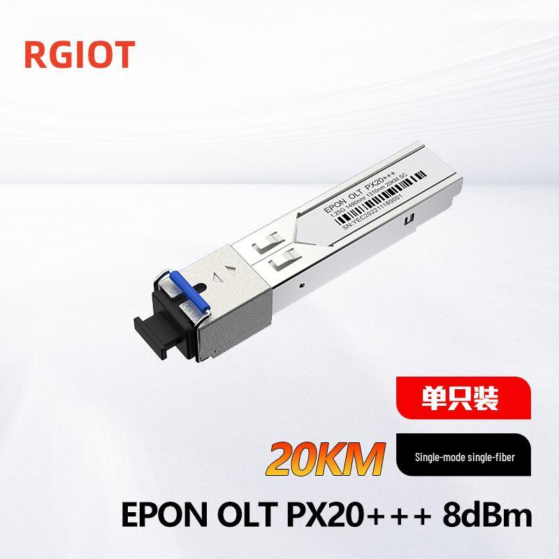 20KM Single-Mode Optical Module: EPON/GPON OLT SFP, SC Interface, Compatible with Gigabit Optical Control