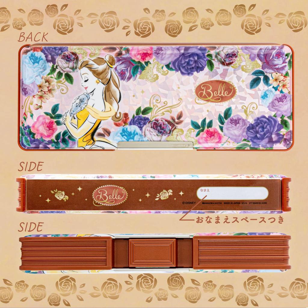 Elementary School Pencil Showa Note Disney Pencil Hologram Beauty and the Beast Disney [Showa Note] Case, Case,