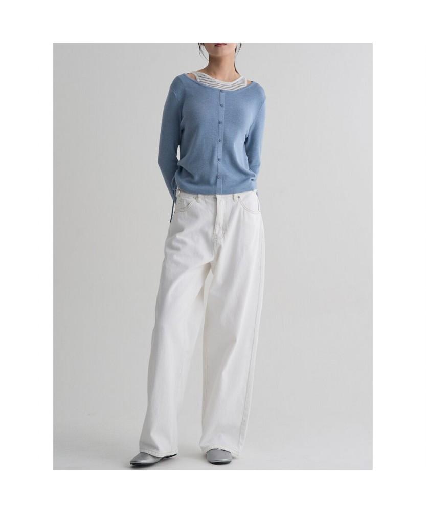8SECONDS Layered Pullover Sky Blue