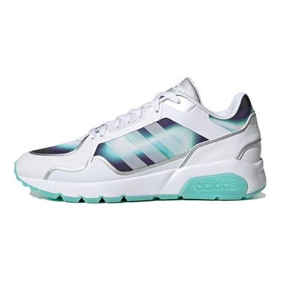 Neo Run9tis Comfortable Leather Slip-Resistant Durable Low-Top Casual Running Shoes Unisex Sneaker White Blue HP2161