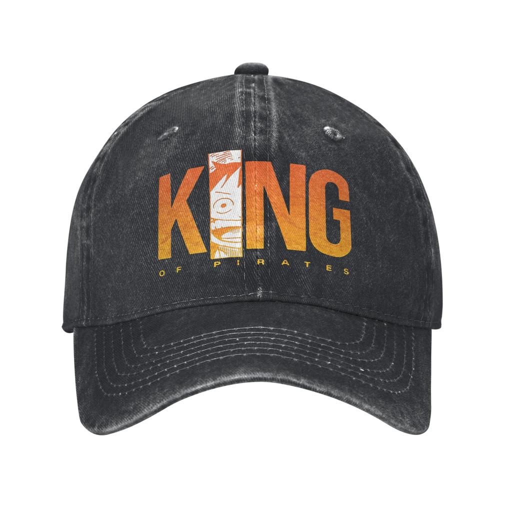 Pure Color Dad Hats King Of Pirates Womens Hat Sun Visor Baseball Caps One Piece Peaked Cap