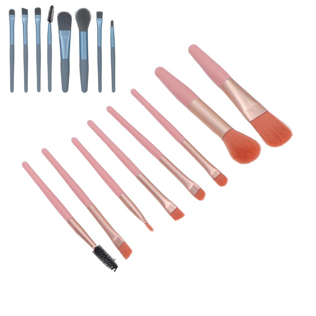 8pcs Makeup Brushes Set Portable Professional Cosmetic Blending Face Powder Brushes for Women Girls