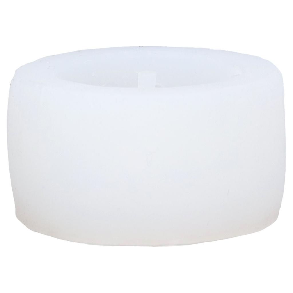 Flower Pot Mold Silicone Round Multi Functional DIY Succulent Planter Mould with Drainage Hole for