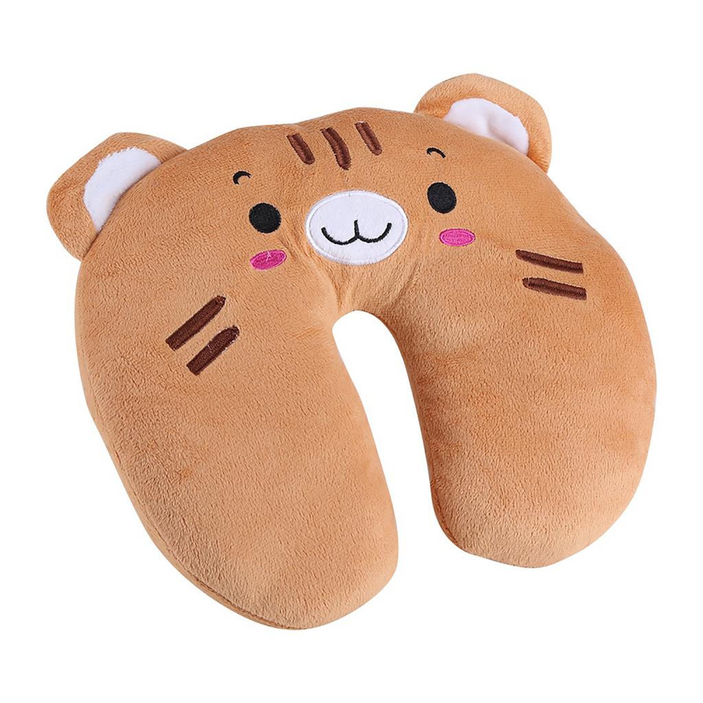 Animal Travel Neck PP Cotton Pillow Soft U Shaped Car Head Rest Toy Cushion