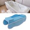 Bathtub Splash Guard with Double Sided Mesh Pockets Bath Tub Shelf Toy Holder Storage for Toddlers with Suction Cups