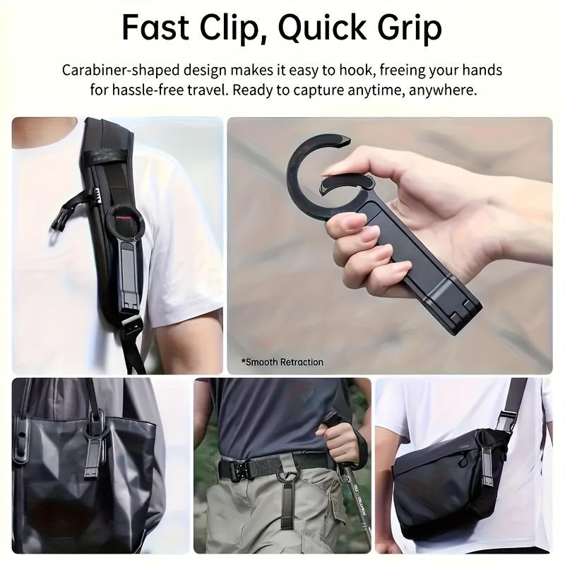 2-in-1 Tragbares Stabiles Stativ-Handyhalterung - Faltbarer Desktop-Handyhalter, Magnetische Halterung für Handy und Kamera