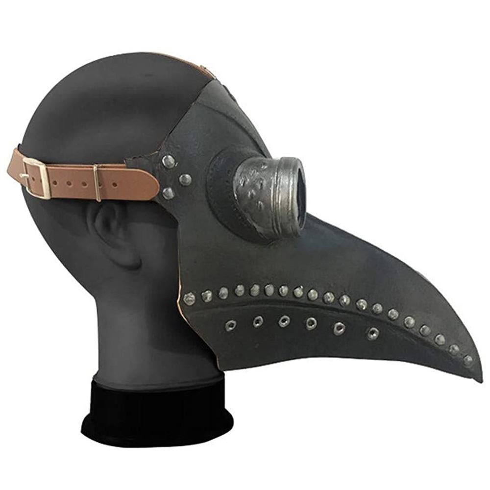 Plague Doctor Party Masks Halloween Medieval Long Nose Beak Mask Steampunk Props Headgear