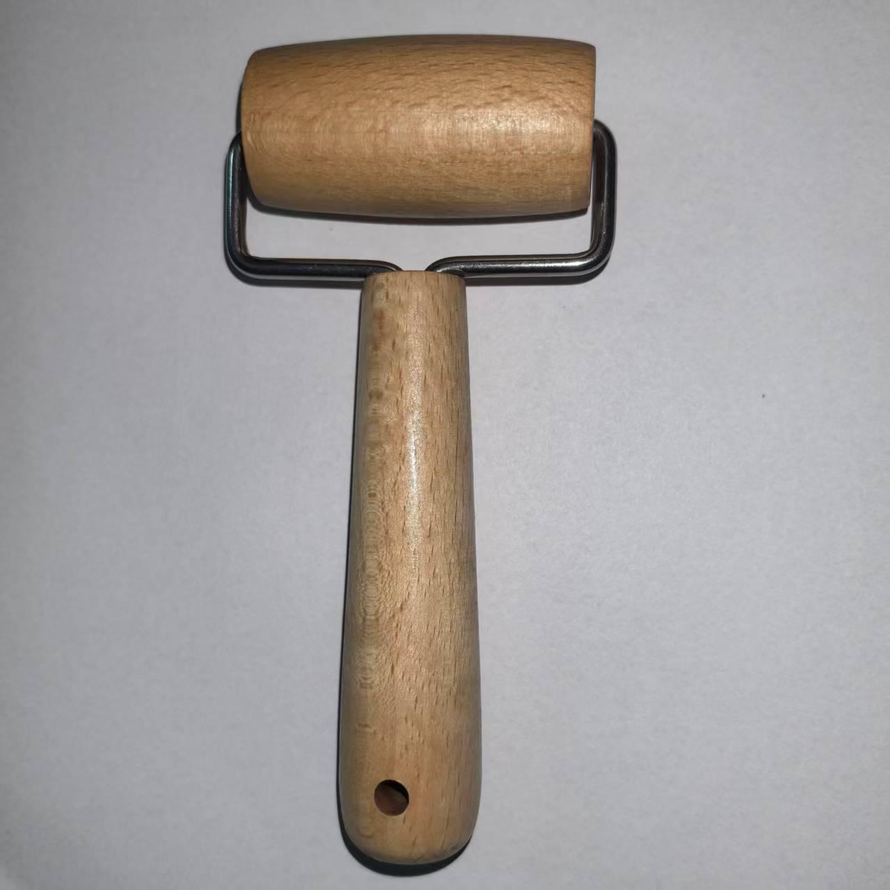 Beech Wood Double-Ended Rolling Pin for Dough, Dumplings & Baking Natural Color