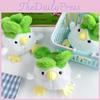 Cute Small Chicken Plush Toy Charming Soft Keychain Accessory And Bag Pendant