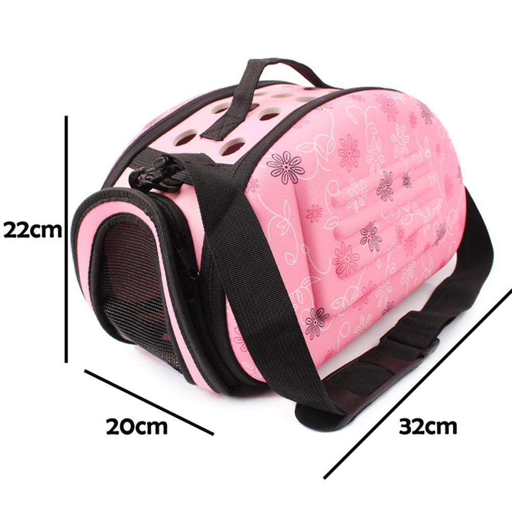 

Pet Carrier Backpack Small Size Pink Eva Material Travel Bag for Dog Breathable Mesh Windows Portable Front Carry Pup Outdoor S