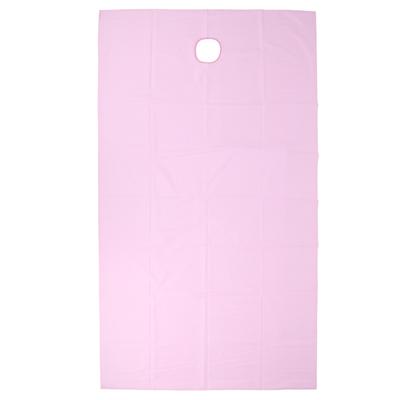 Bed Sheet Breathable Waterproof Polyester Fiber Massage Coverlet for Beauty Salon 200x115cmPink