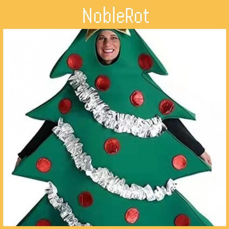 Adorable Unisex Christmas Tree Cosplay Outfit With Foot Covers For Holiday Celebrations