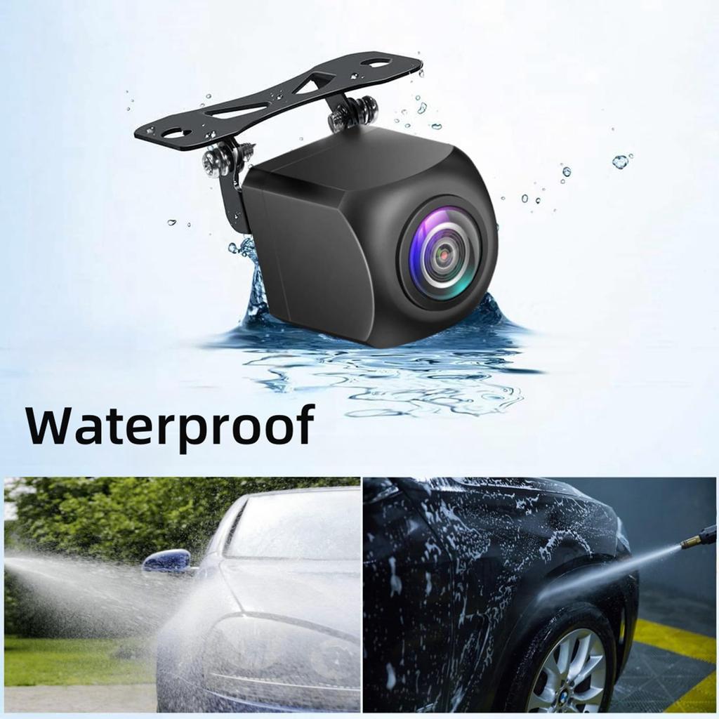 Epronic 4-pins backkamera för spegel-dashcam och Car Play-skärm, Kompatibel