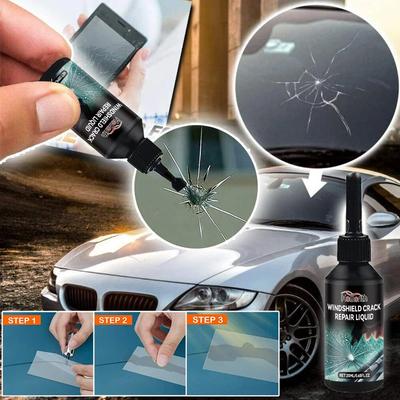 Car Windshield Repair Kit For Scratches, Cracks And Chips Glass Repair Environmentally Friendly Vehicle Windows Fix Tools