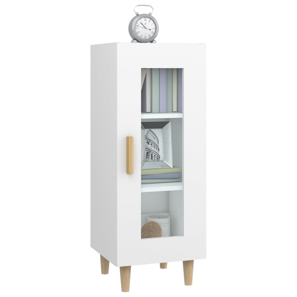 Sideboard in White 34.5 x 34 x 90 cm Particleboard