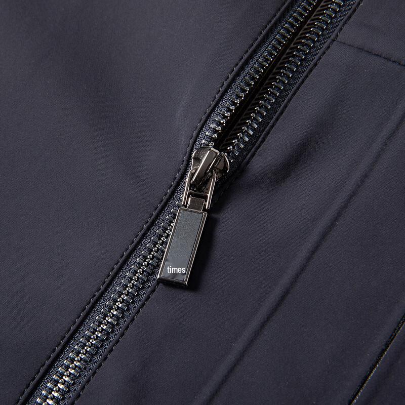 MONTAGUT Men's Easy-Care Stand Collar Casual Jacket