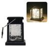 Garden Decor Solar Candle Lights Retro Palace Lantern Hanging Patio Walkway Light Landscape Floor Lights Waterproof Lawn Lamp