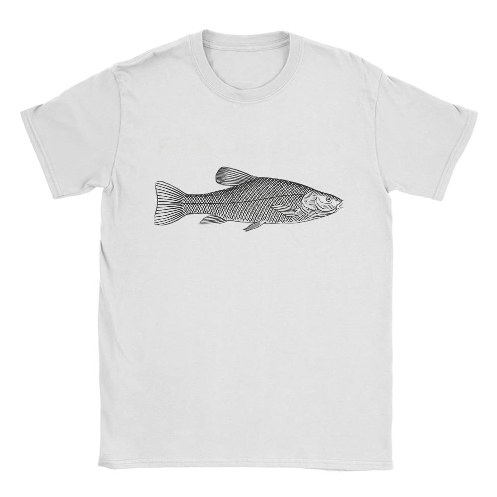 Funny Fish Diagram Meme Graphic T Shirt Men Women Cotton Funny Printed T-Shirts Crewneck Tee Shirt Short Sleeve Clothes Gift