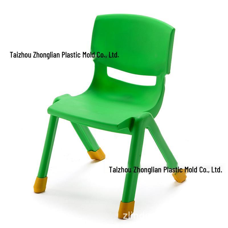 Child's Anti-Slip Backrest Dining Chair - Thickened Household Plastic for Toddlers & Kindergarten