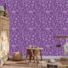 Wallpaper School Supplies purple, purple center 50x1000