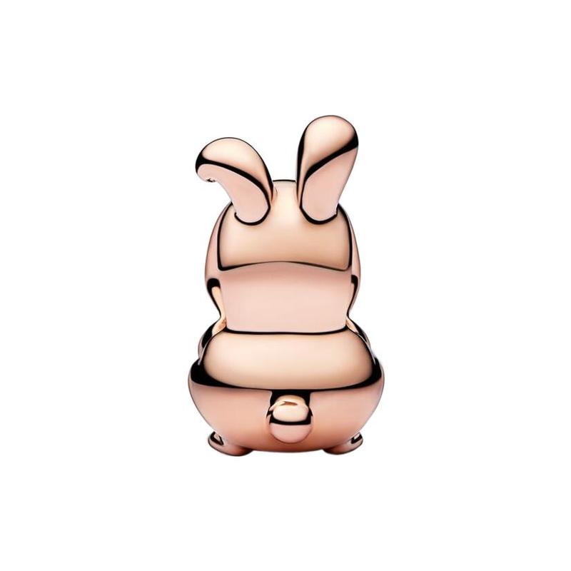 Pandora Peace Rabbit Charm Jewelry Accessories Women's Rose Gold 782471C01