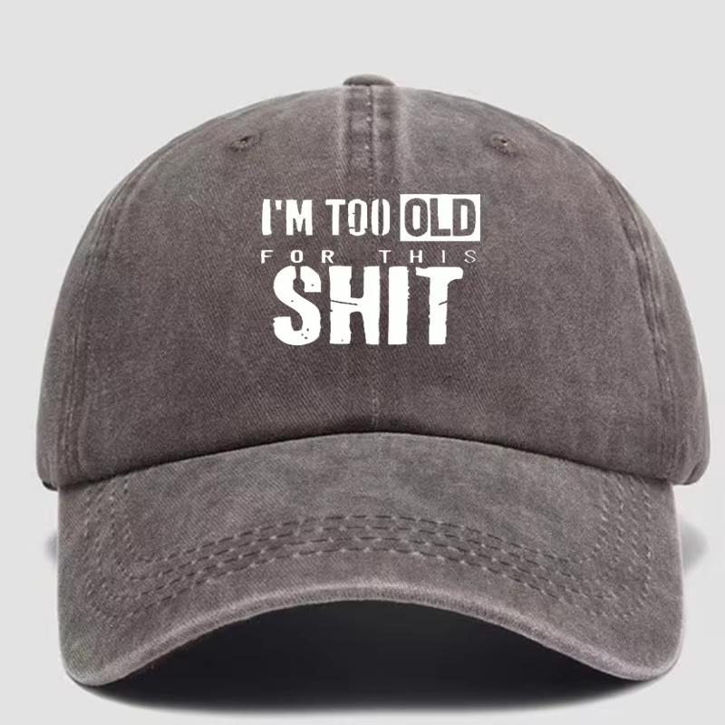 A Unisex s retro-style adjustable baseball cap with adjustable size, suitable for all seasons. Adjustable