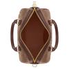 Coach Rowan 25 Aufkleber Aufgedruckter Reißverschluss Beschichtetes Canvas Schulter Crossbody Tote Medium Damen Tan und Braun