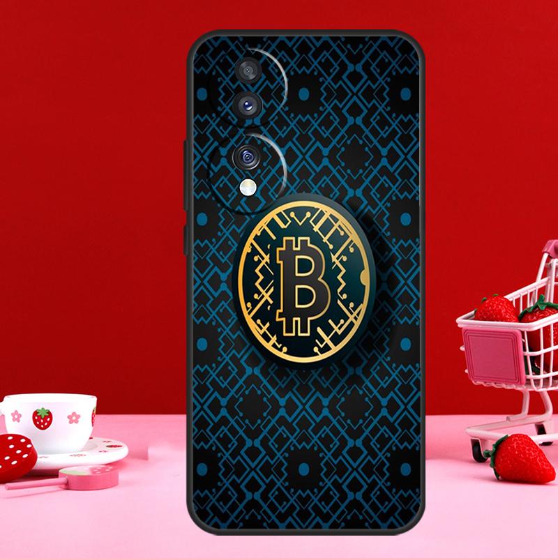Bitcoin BTC For Honor Magic 7 6 5 8 Pro Case For Honor 400 200 50 70 90 Lite X8c X8b X9a X9b X9c X9d Win