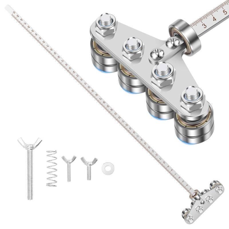 Positioning Calipers For Precise Measurements Easy Wood Cutting Precision Cutting Guide For Circular Saws Adjustable Guide Rail