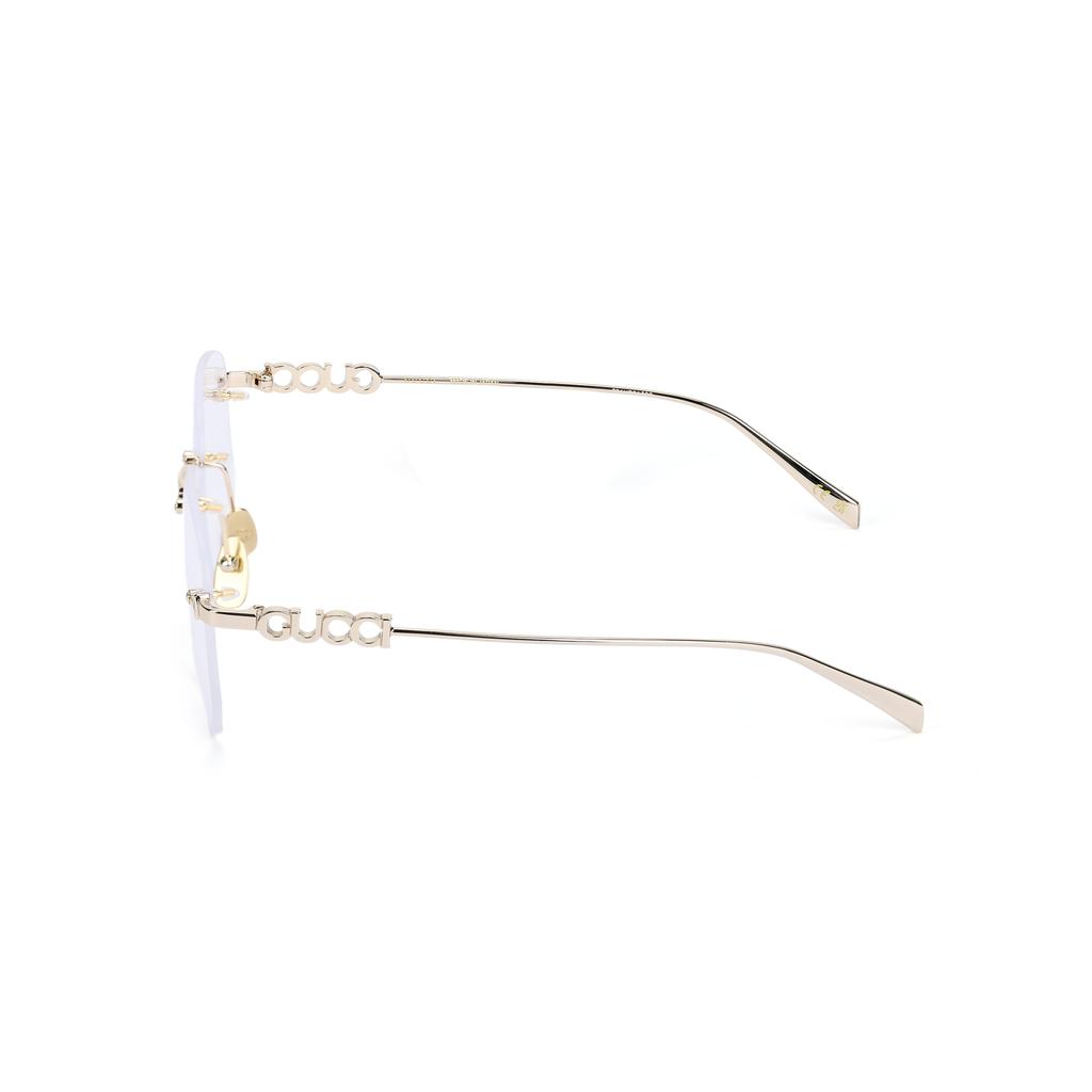 Gucci Logo Design Square Sunglasses Women sunglasses Gold GG1806O002
