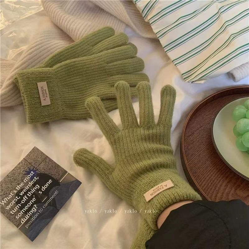 New Winter Cute Wool Gloves for Women, Winter Fingerless Cycling To Keep Warm, Fingerless Women