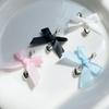 Pack of 4 Stylish Shoe Buckles Colorful Shoe Decorations Ribbon Shoes Pendant Footwear Pendant Heart Pendant for Shoe